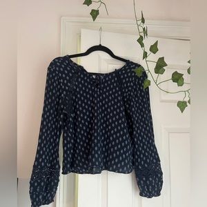Hollister Peasant Blouse